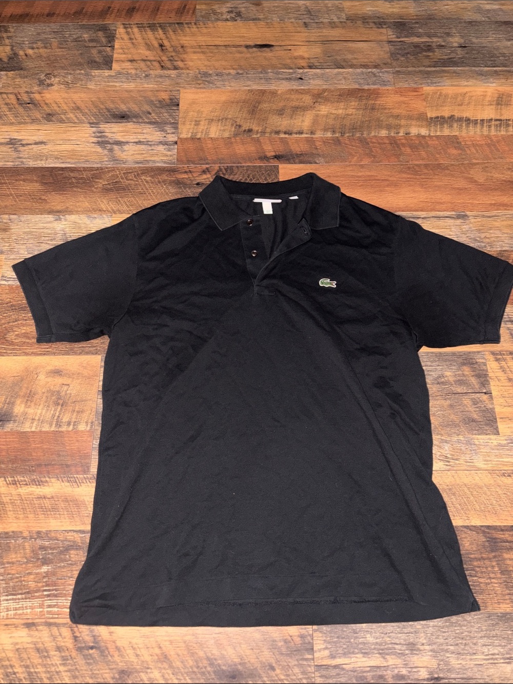 Lacoste Men's Black Classic Pique Polo Shirt